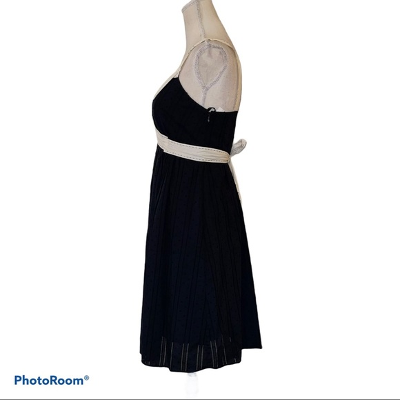 BCBGMaxAzria Black & Ivory Dress Sz XS - Picture 4 of 7